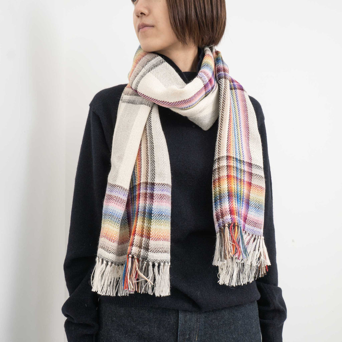 THE INOUE BROTHERS...｜Multi Colored Scarf TIB23-AL5001ML/TIB-ALAC5001ML