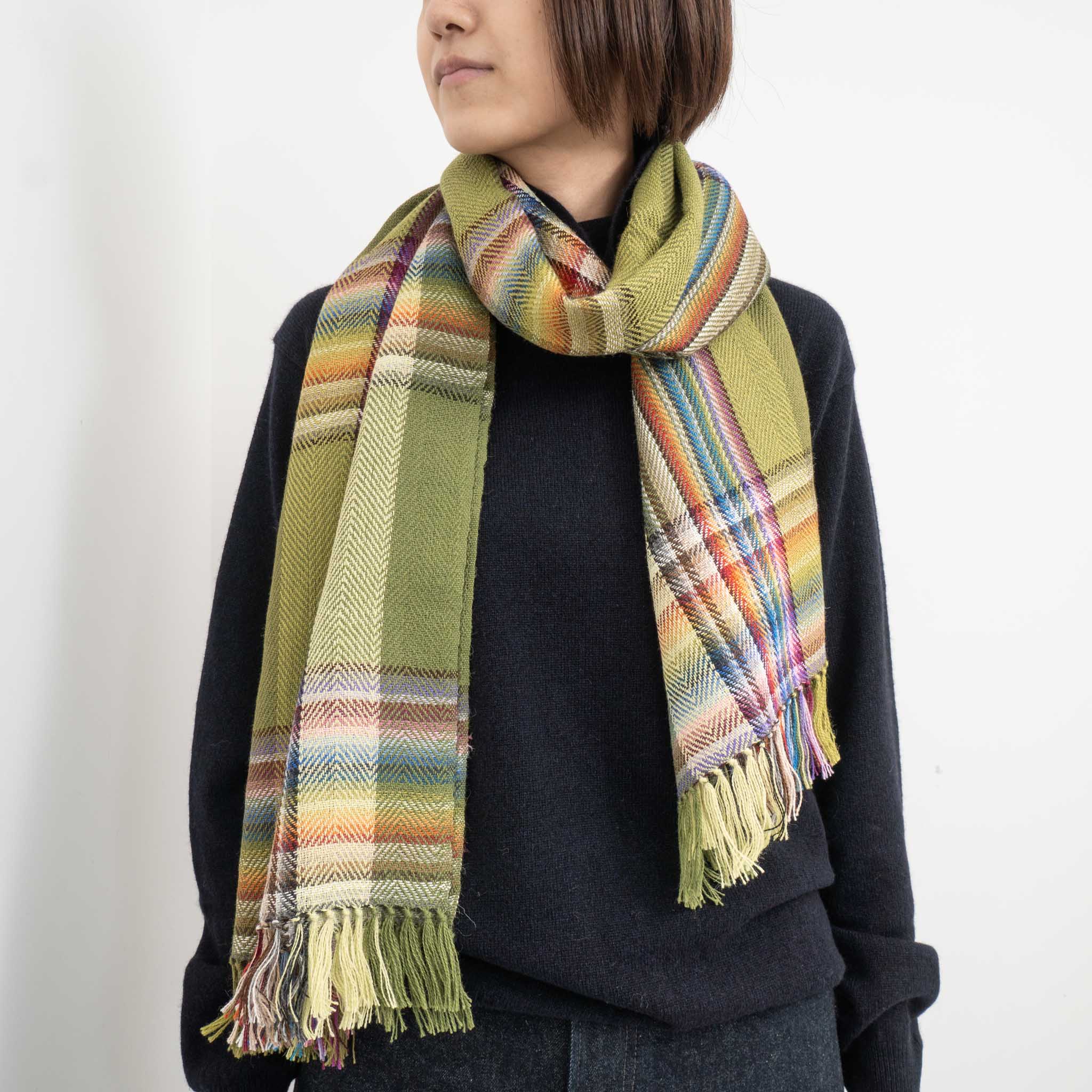 THE INOUE BROTHERS.../ Multi Colored Scarf TIB23-AL5001ML – haus