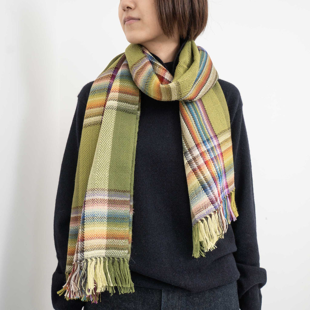 THE INOUE BROTHERS...｜Multi Colored Scarf TIB23-AL5001ML/TIB-ALAC5001ML