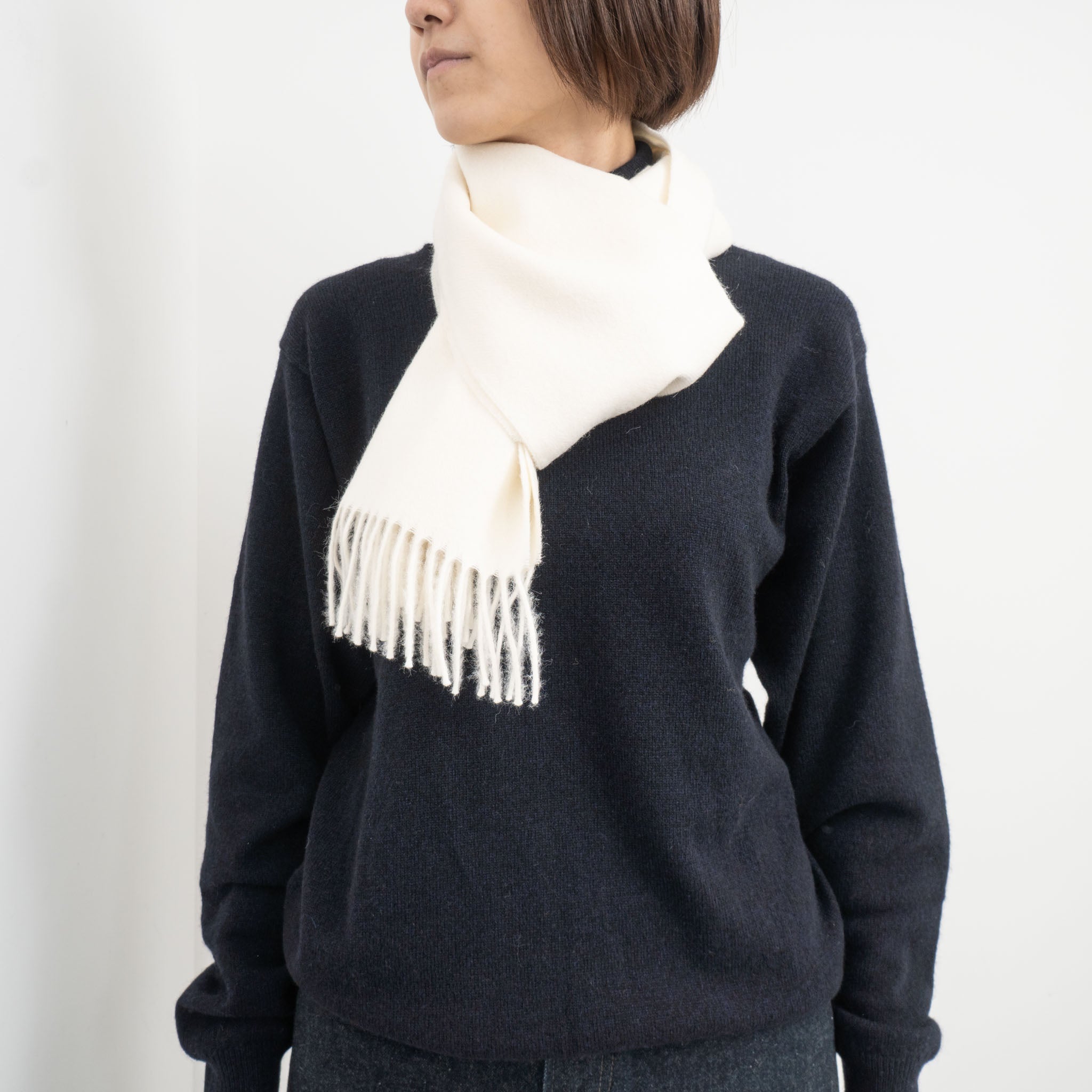THE INOUE BROTHERS.../ Brushed Scarf TIB23-AL2001ML 2023AW – haus