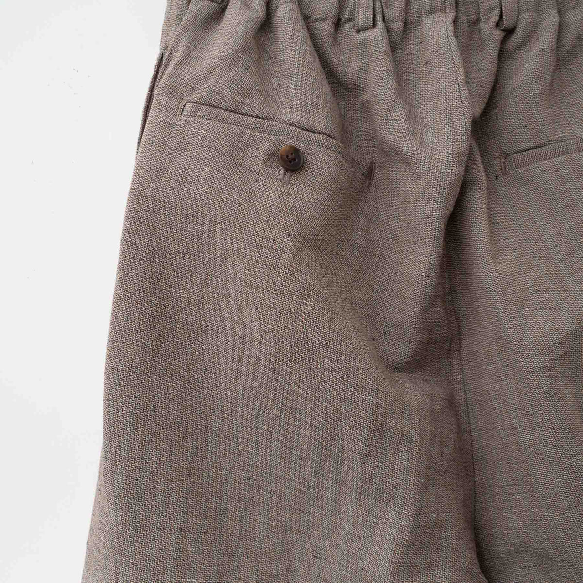 nonnotte｜MEN　Draping Elastic Wide Trousers TypeA N-24S-063