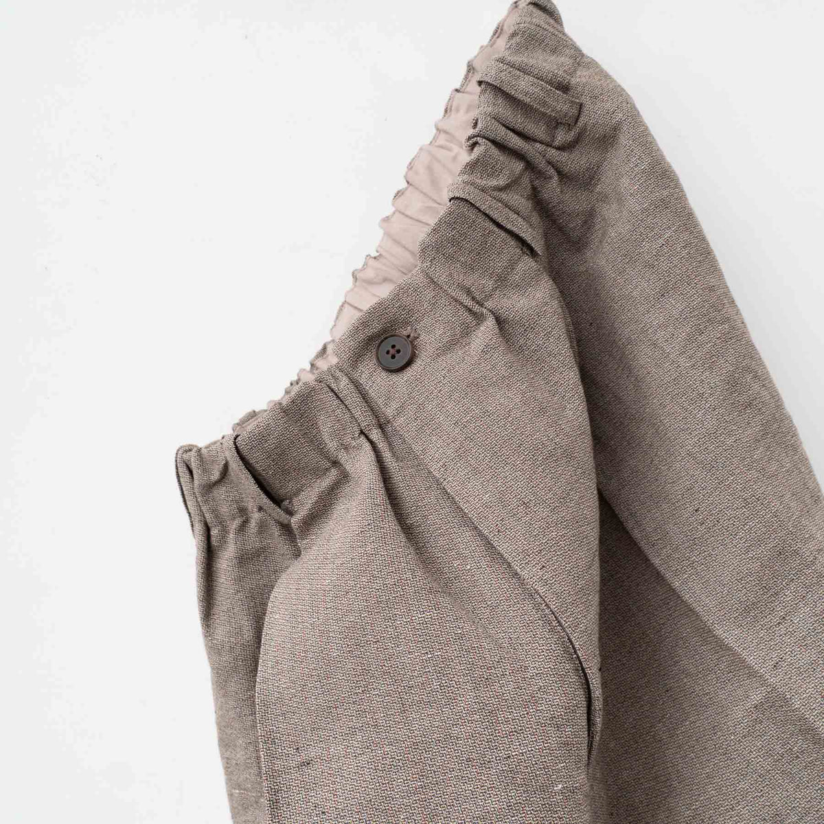 nonnotte｜MEN　Draping Elastic Wide Trousers TypeA N-24S-063
