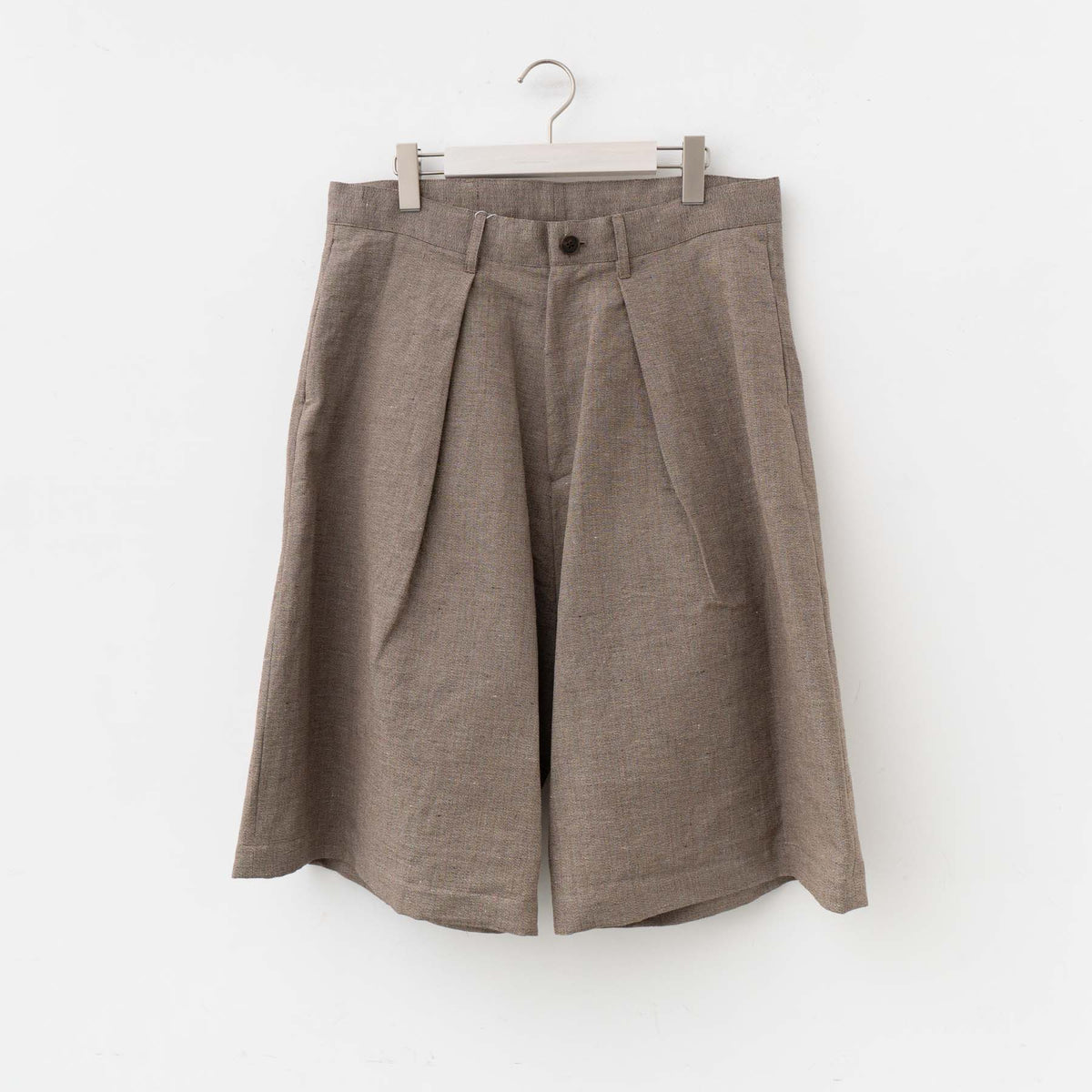 nonnotte｜MEN　Draping Wide Shorts TypeA N-24S-022