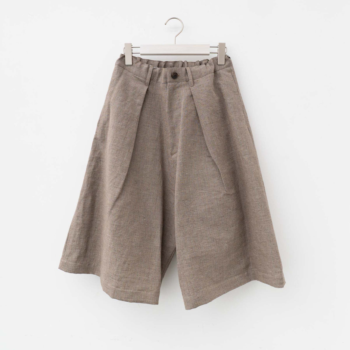 nonnotte｜MEN　Draping Wide Shorts TypeA N-24S-022