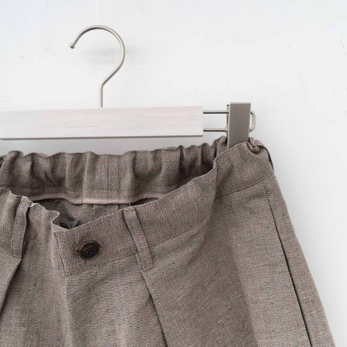 nonnotte｜MEN　Draping Wide Shorts TypeA N-24S-022