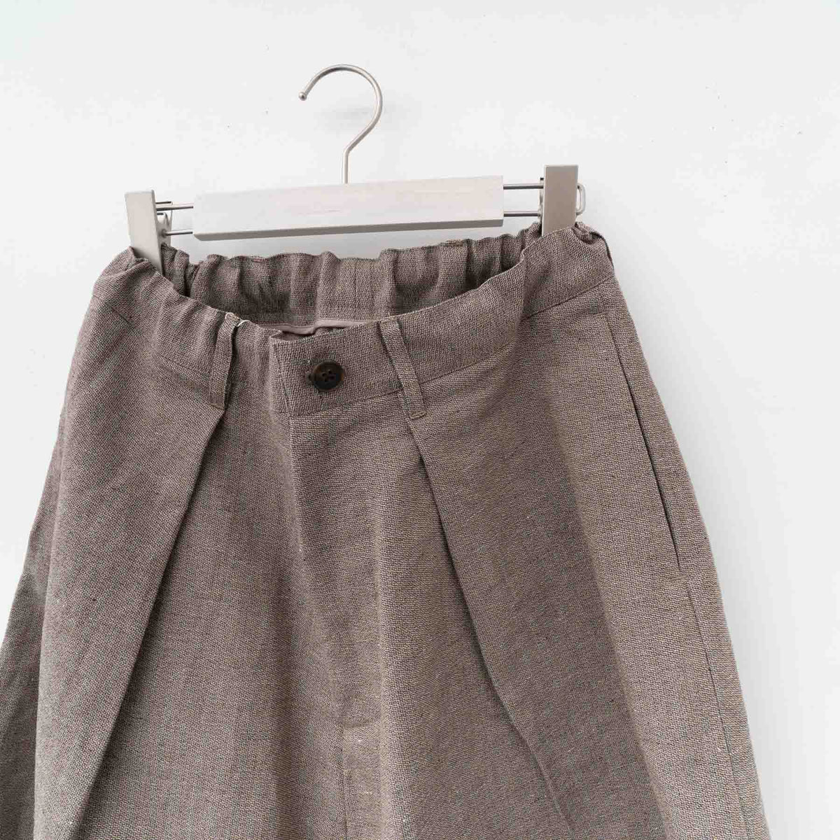 nonnotte｜MEN　Draping Wide Shorts TypeA N-24S-022