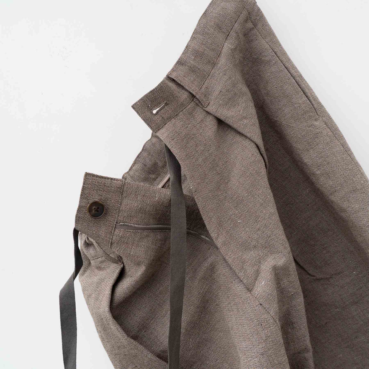 nonnotte｜MEN　Draping Wide Shorts TypeA N-24S-022
