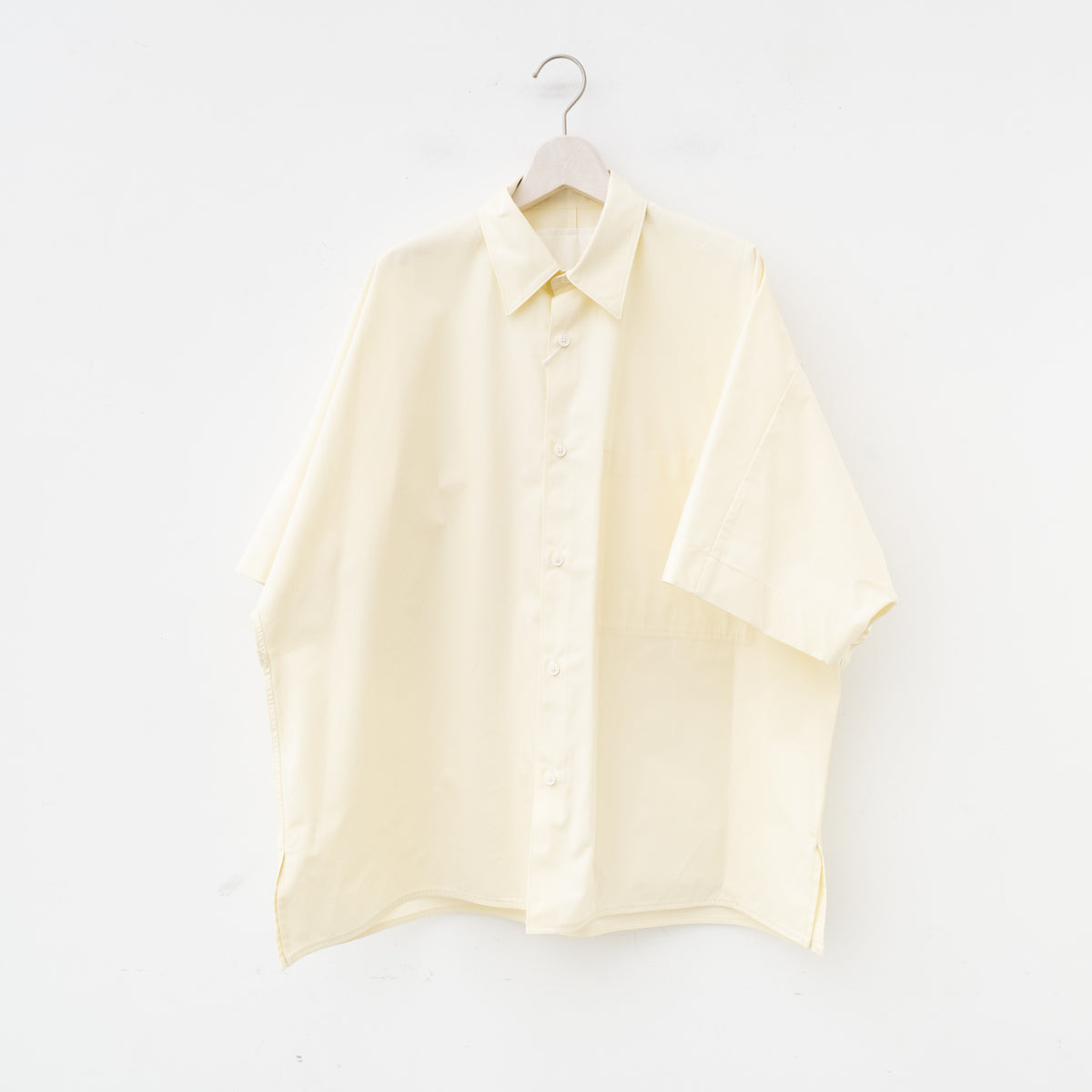 nonnotte｜MEN　Draping Shirt TypeB N-24S-004（ethereal green）