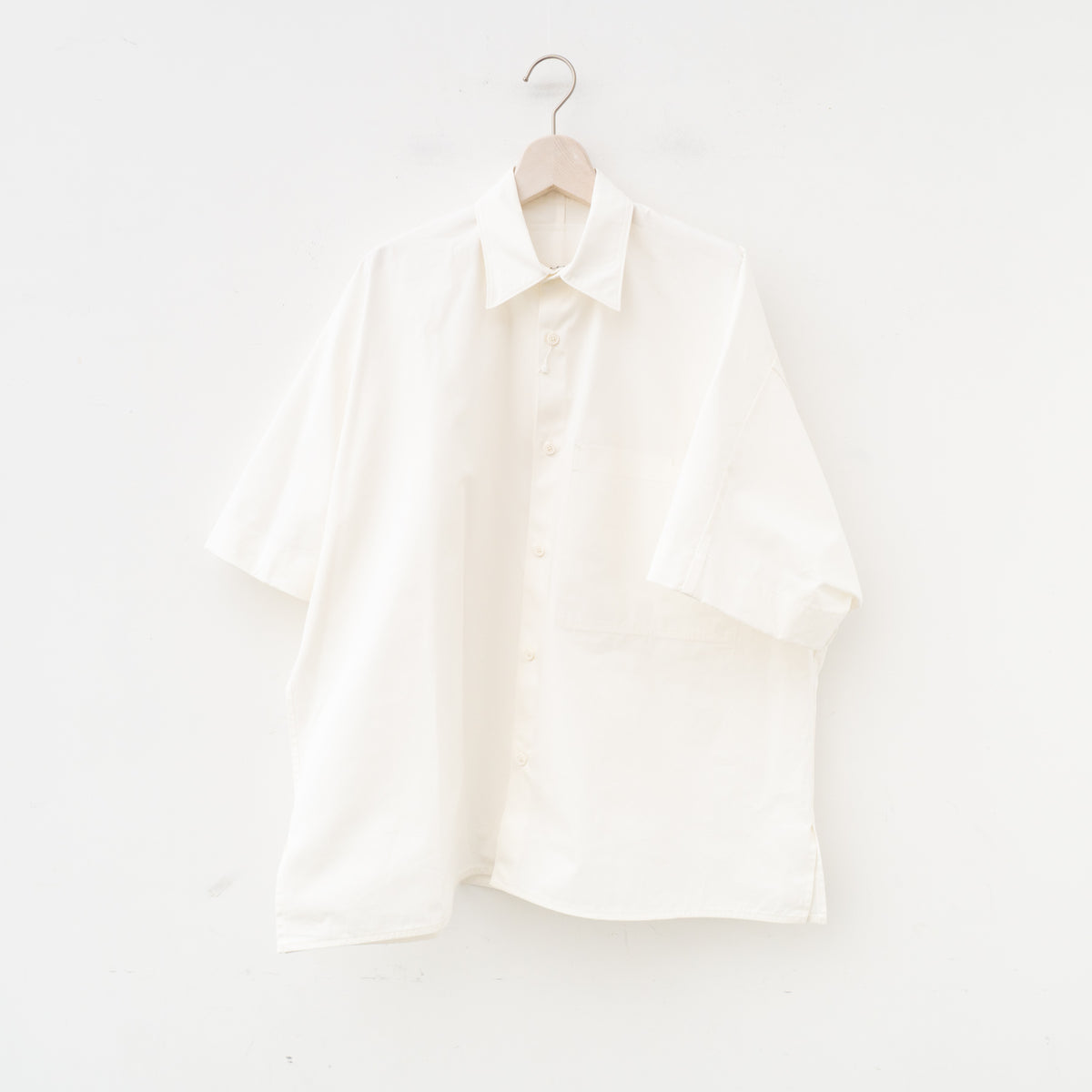 nonnotte｜MEN　Draping Shirt TypeB N-24S-004（white）