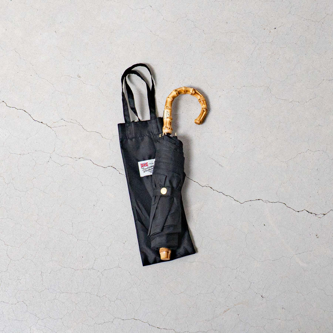 Traditional Weatherwear/　折り畳み傘　【軽量】FOLDING BAMBOO MINI　BS01/BK