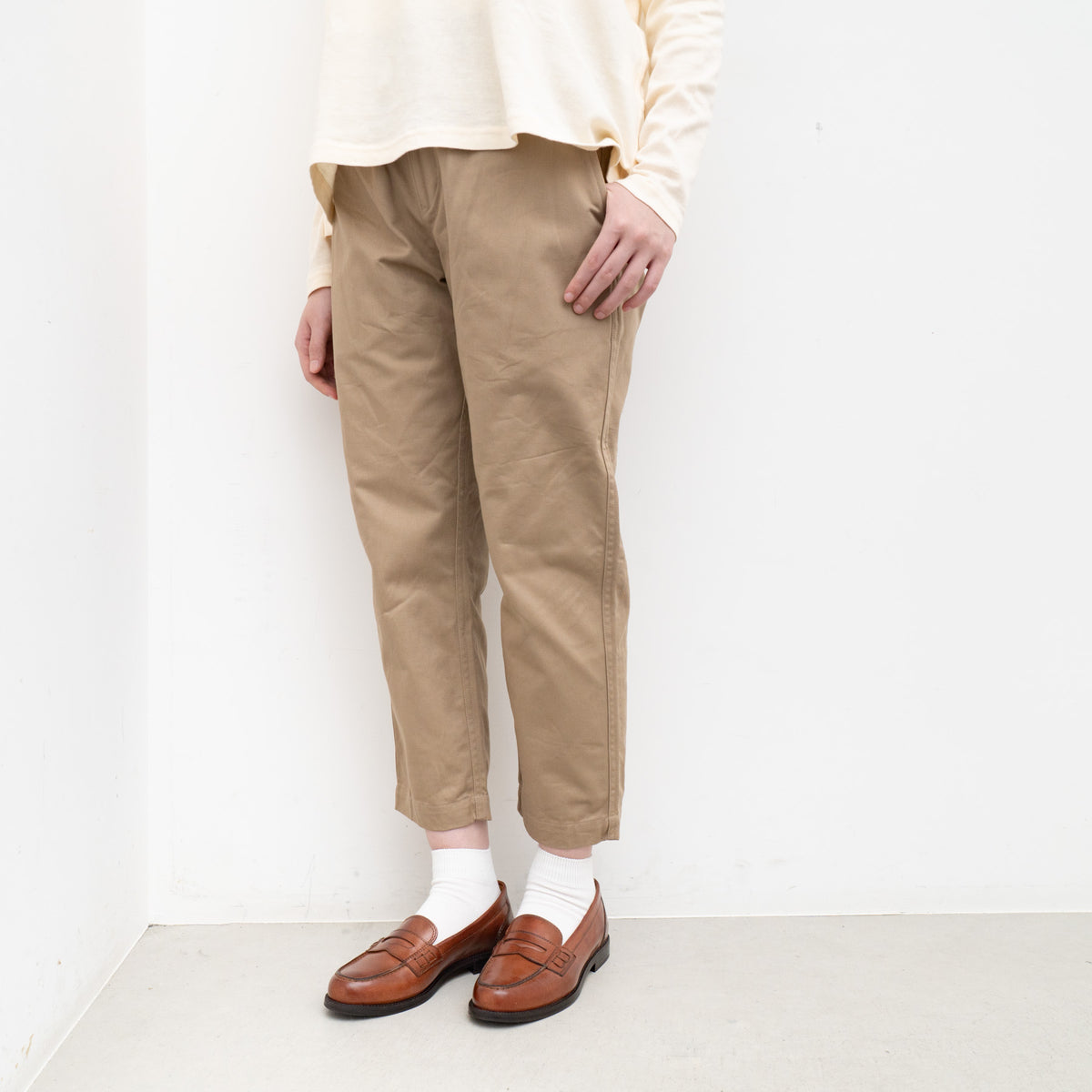 ゴーシュ｜カツラギパンツ テーパードパンツ 八分丈 G241-P029