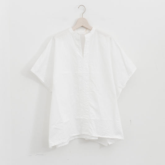 homspun｜WOMEN コットンラミーマットBIGブラウス 261-5752-D