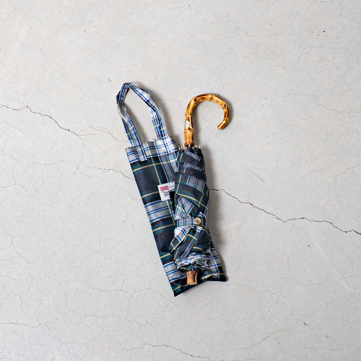 Traditional Weatherwear｜折り畳み傘　【軽量】FOLDING BAMBOO MINI　PE08/DRESS GORDO-suomiN -suomi