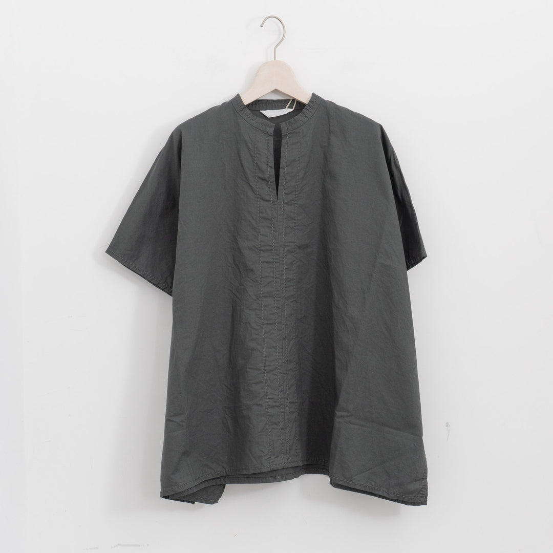 homspun/WOMEN コットンラミーマットBIGブラウス 261-5752-D