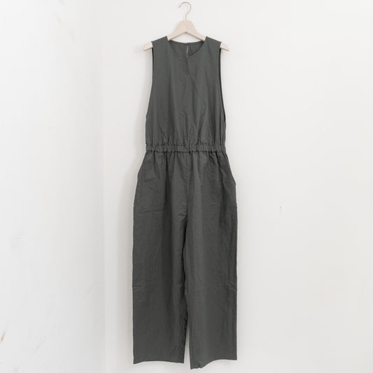 homspun｜WOMEN　コットンラミーマットオールインワン 261-3410-D