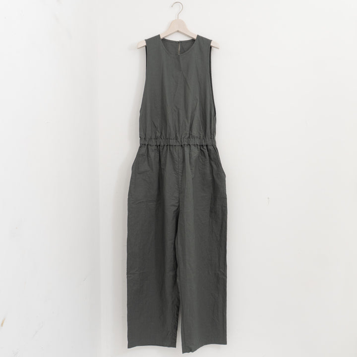 homspun /WOMEN　コットンラミーマットオールインワン 261-3410-D