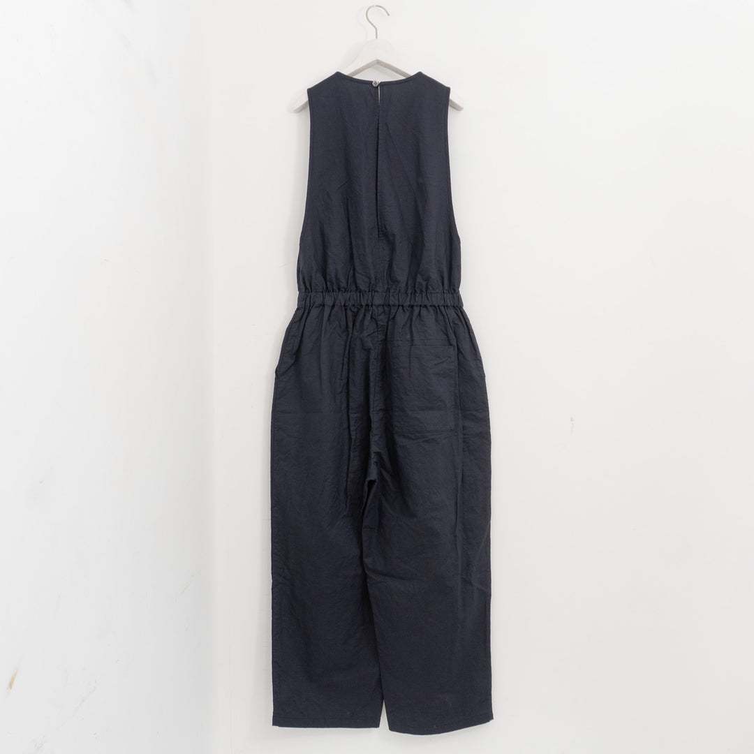 homspun /WOMEN　コットンラミーマットオールインワン 261-3410-D