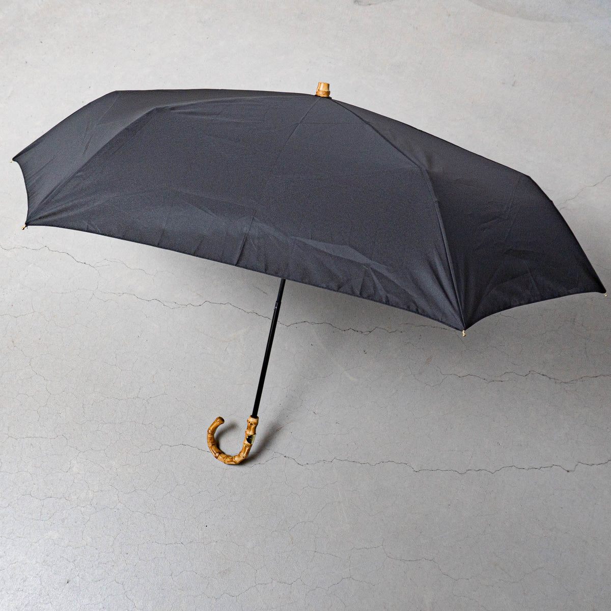 Traditional Weatherwear｜折り畳み傘　【軽量】FOLDING BAMBOO MINI　BS01/BK