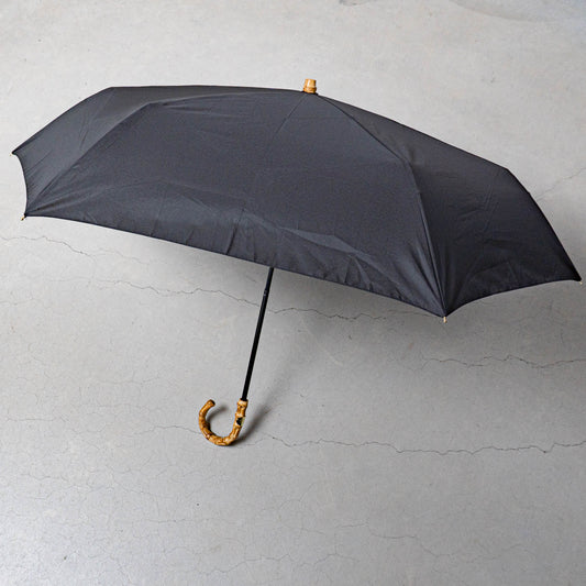 Traditional Weatherwear｜折り畳み傘　【軽量】FOLDING BAMBOO MINI　BS01/BK