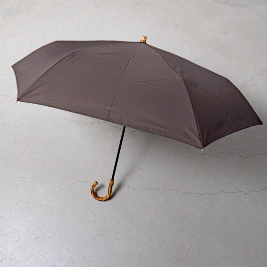 Traditional Weatherwear｜折り畳み傘　【軽量】FOLDING BAMBOO MINI　BS09/BROWN