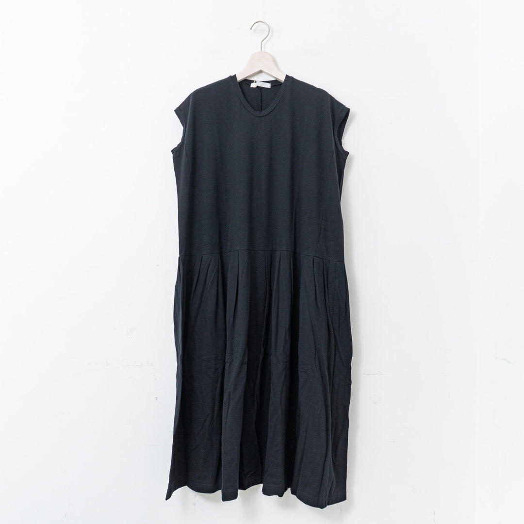 homspun/WOMEN　30/1天竺ノースリーブワンピース　251-6551