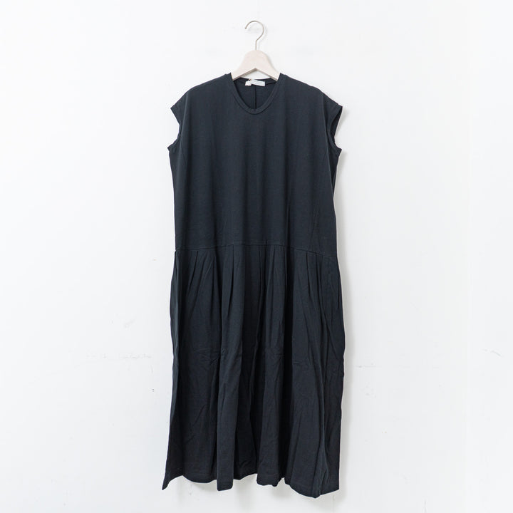 homspun/WOMEN　30/1天竺ノースリーブワンピース　251-6551
