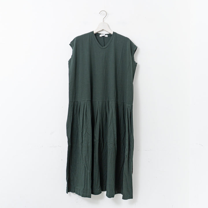 homspun/WOMEN　30/1天竺ノースリーブワンピース　251-6551