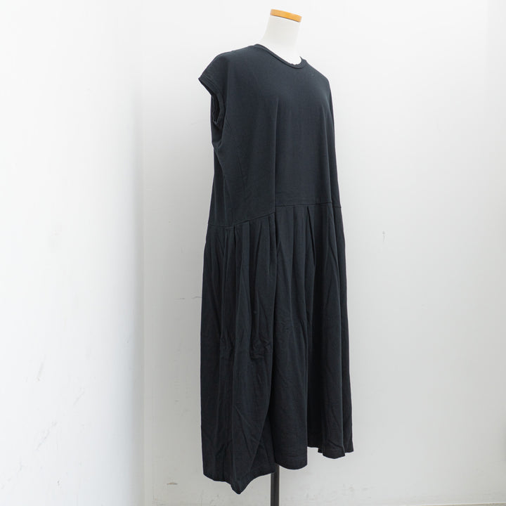 homspun/WOMEN　30/1天竺ノースリーブワンピース　251-6551