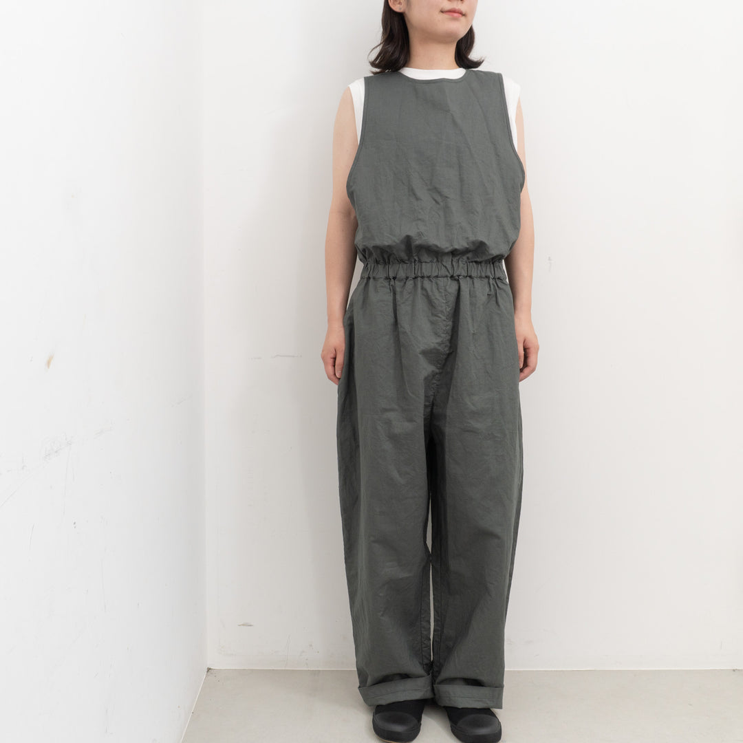 homspun /WOMEN　コットンラミーマットオールインワン 261-3410-D