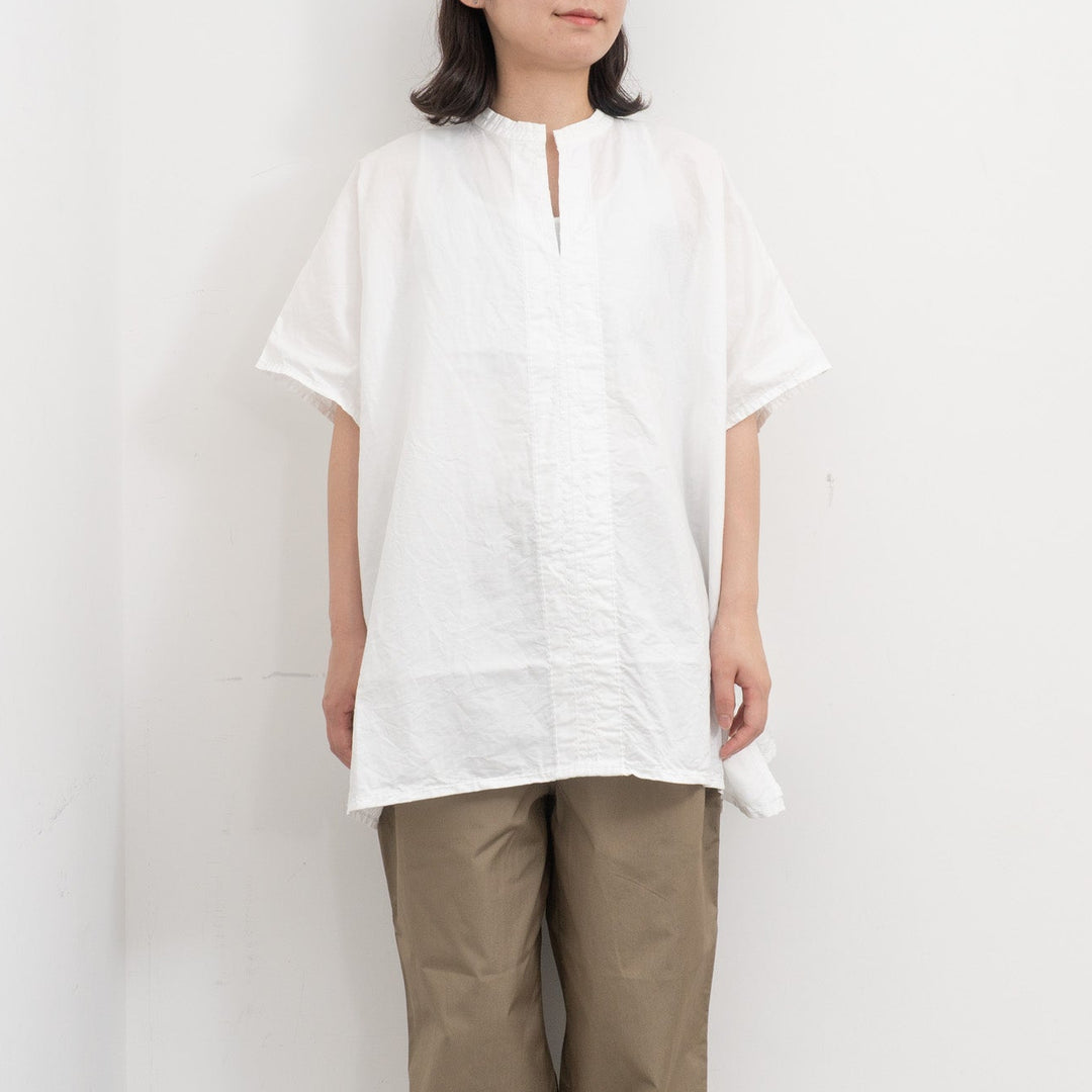 homspun/WOMEN コットンラミーマットBIGブラウス 261-5752-D