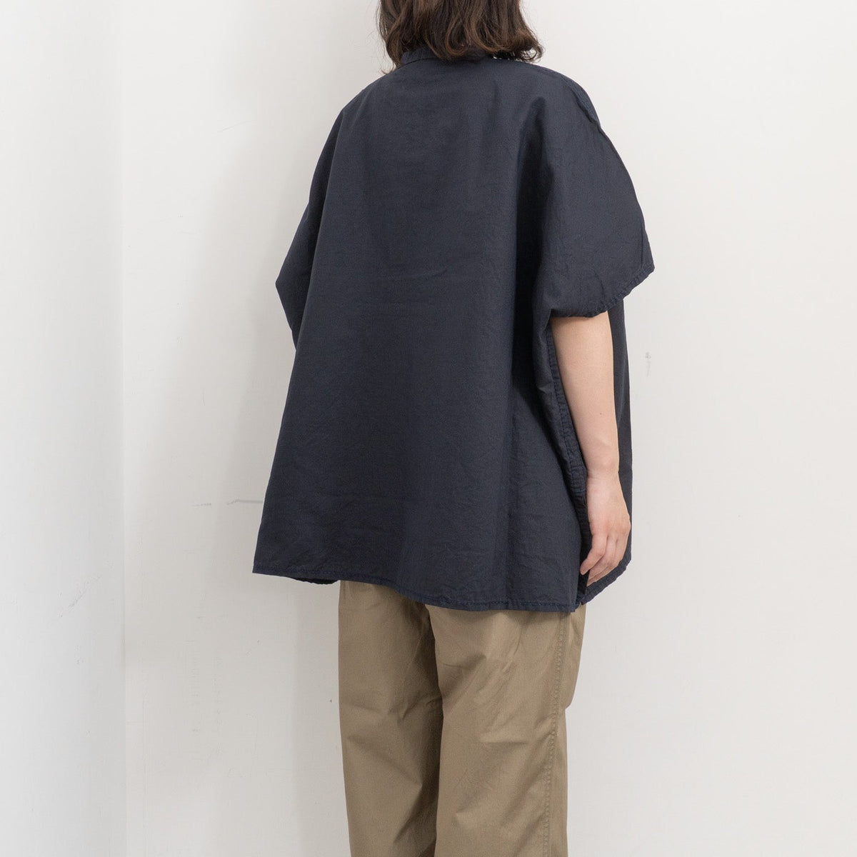 homspun｜WOMEN コットンラミーマットBIGブラウス 261-5752-D