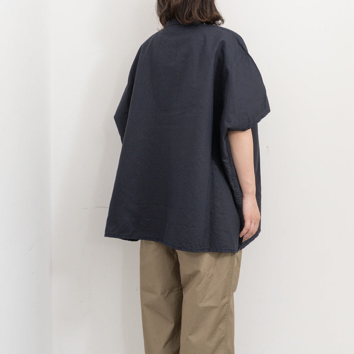 homspun/WOMEN コットンラミーマットBIGブラウス 261-5752-D