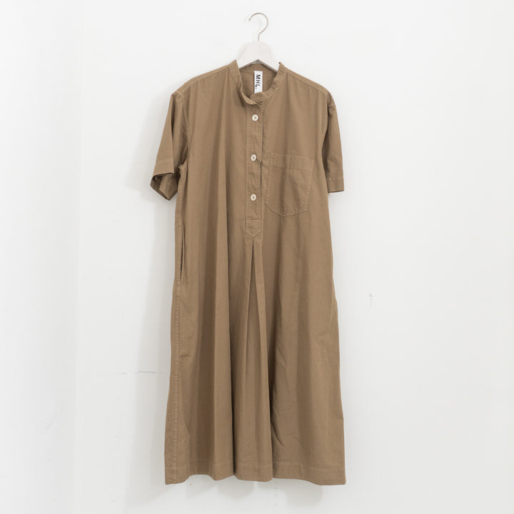 MHL.｜WOMEN　GARMENT DYED COTTON POPLIN DRESS 595-6157550-suomi