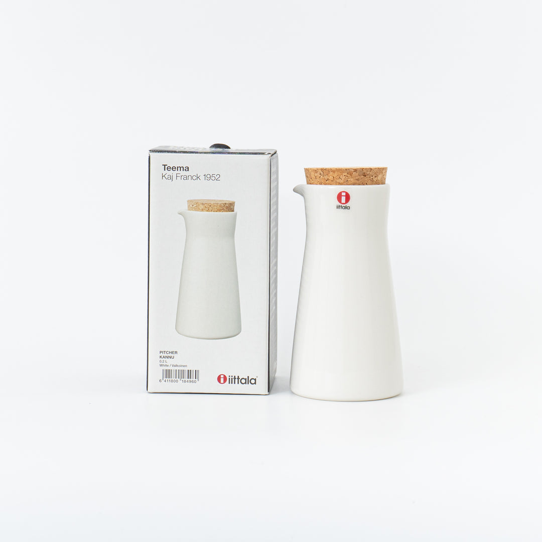 北欧Vintage-Teema Kannu Pitcher 0.2L col.white