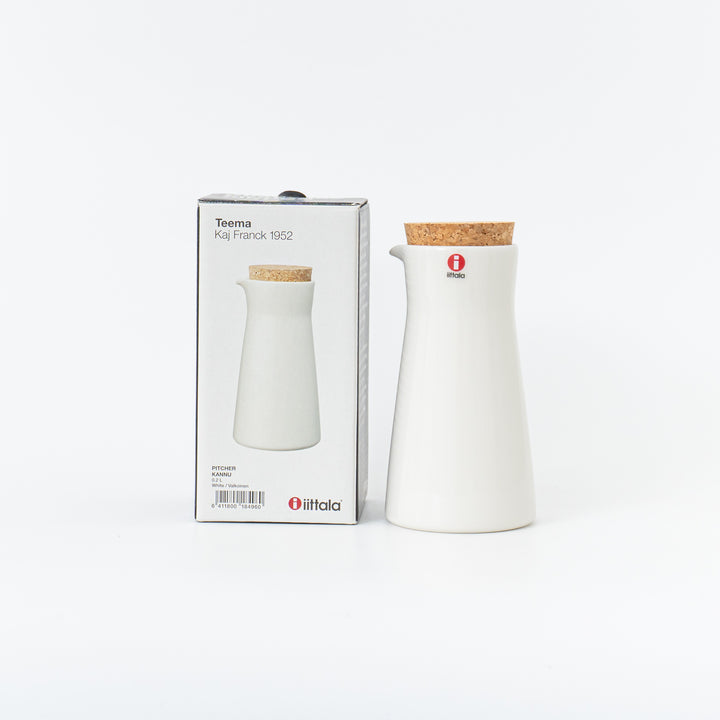 北欧Vintage-Teema Kannu Pitcher 0.2L col.white