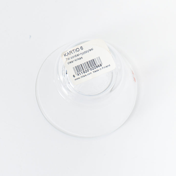 北欧Vintage-Kartio 6 7cl col.clear