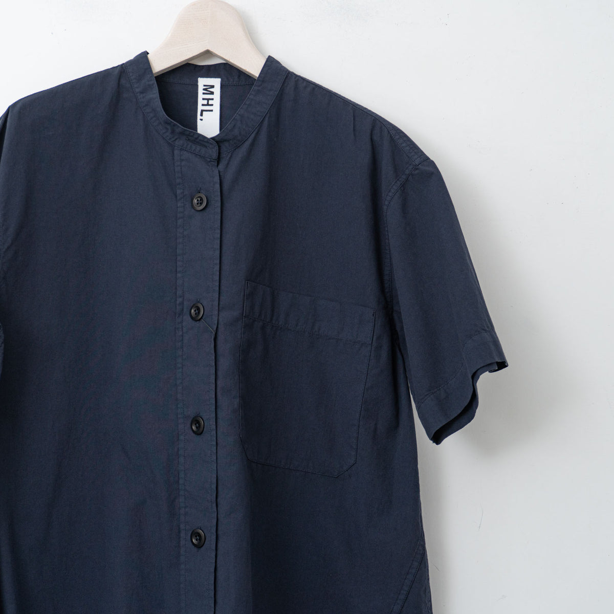 MHL.｜WOMEN　ORGANIC COTTON SHIRTING SHIRT-suomi