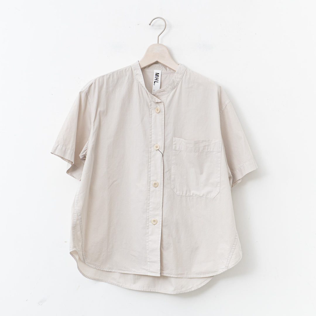 MHL./WOMEN　ORGANIC COTTON SHIRTING SHIRT-suomi
