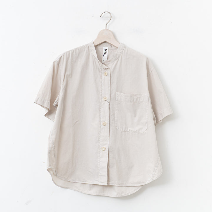 MHL./WOMEN　ORGANIC COTTON SHIRTING SHIRT-suomi