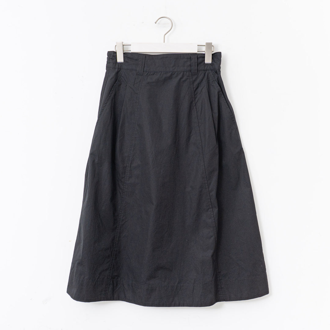 MHL. /WOMEN　FINE COMPACT COTTON POPLIN SKIRT-suomi