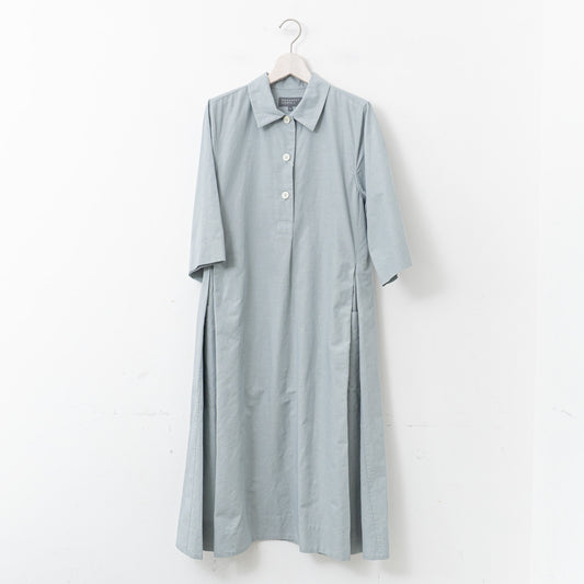 MARGARET HOWELL｜WOMEN　COTTON RAMIE CHAMBRAY DRESS