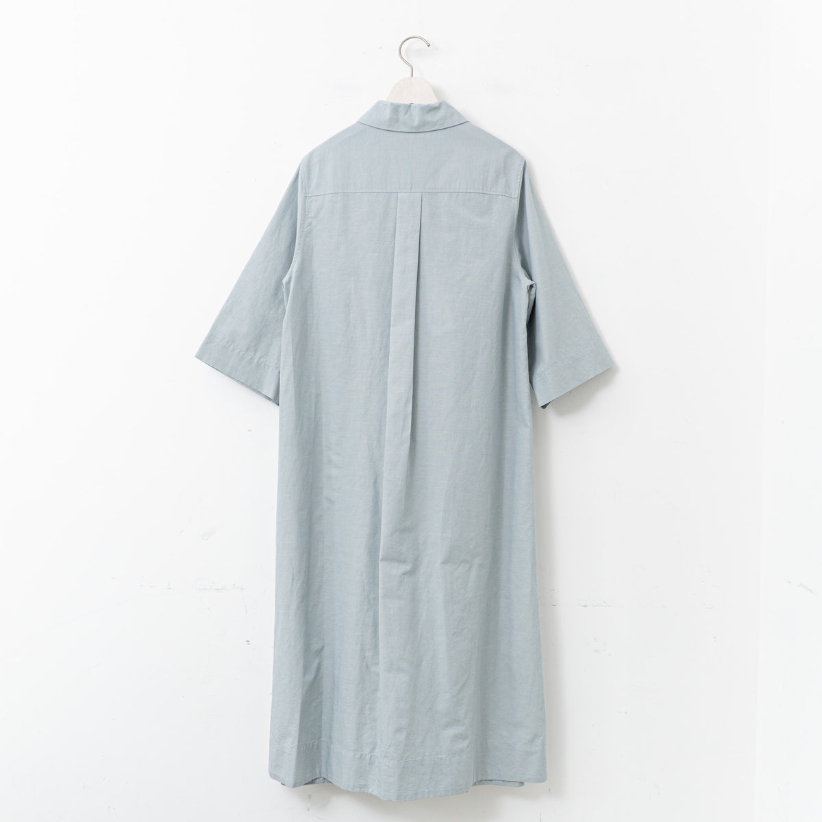 MARGARET HOWELL｜WOMEN　COTTON RAMIE CHAMBRAY DRESS