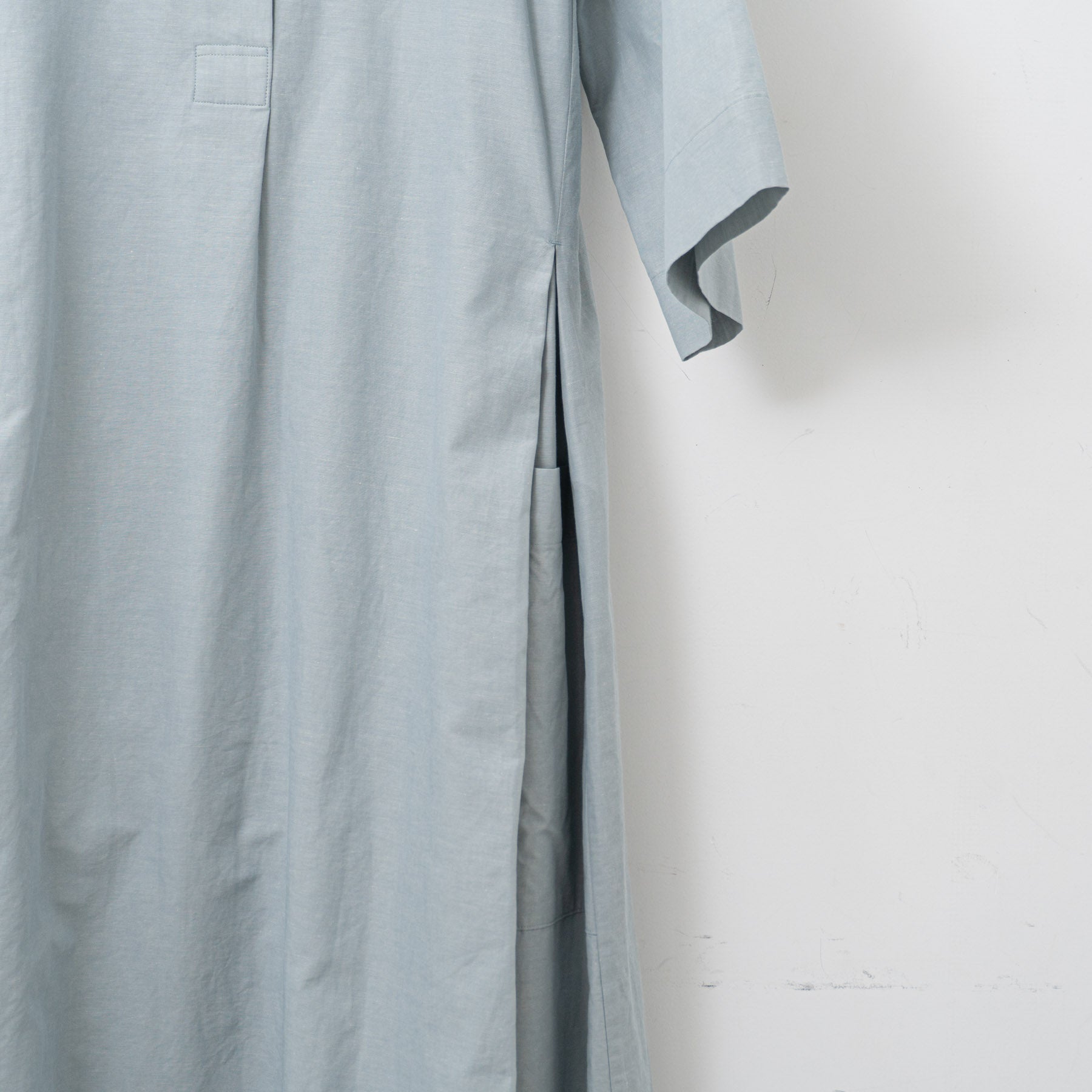 MARGARET HOWELL｜WOMEN COTTON RAMIE CHAMBRAY DRESS – haus-netstore