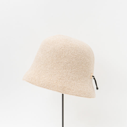 NEW 2026AW mature ha.｜WR bell hat - lambswool MKF-25130P-H