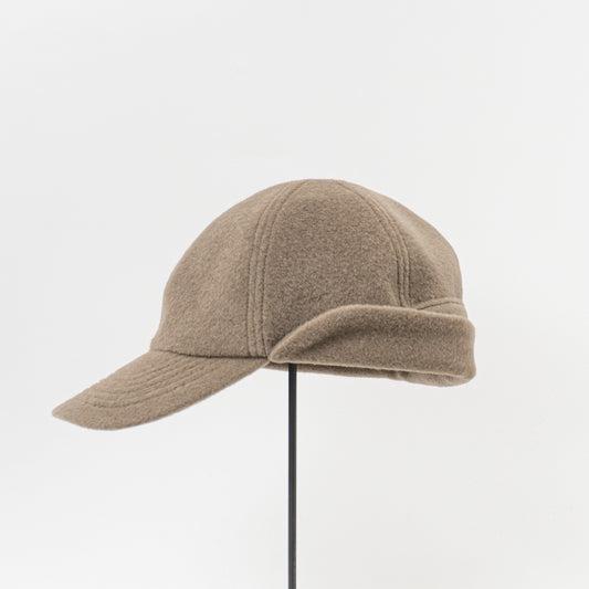 NEW 2026AW mature ha.｜trainer cap ear flap / lambswool x suri alpaca MIL-TE1550-H