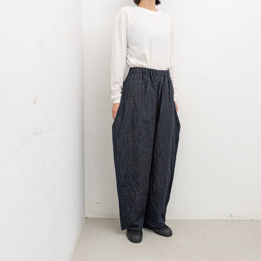 ゴーシュ｜スラブデニム台形パンツ G264-P031