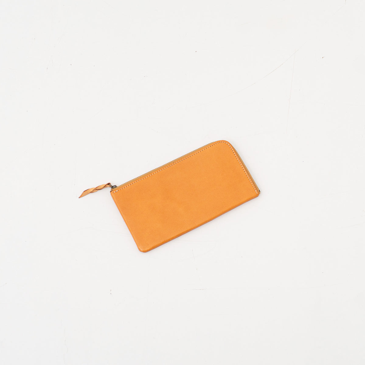 MARINEDAY｜L字ファスナー長財布 FLAT4-D（tan）