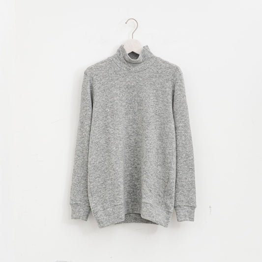 ゴーシュ｜ エアウール天竺 ハイネックプルオーバー G264-T040（light gray）