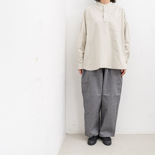 homspun｜10オンスデニムギャザーパンツ 262-3411 グレー