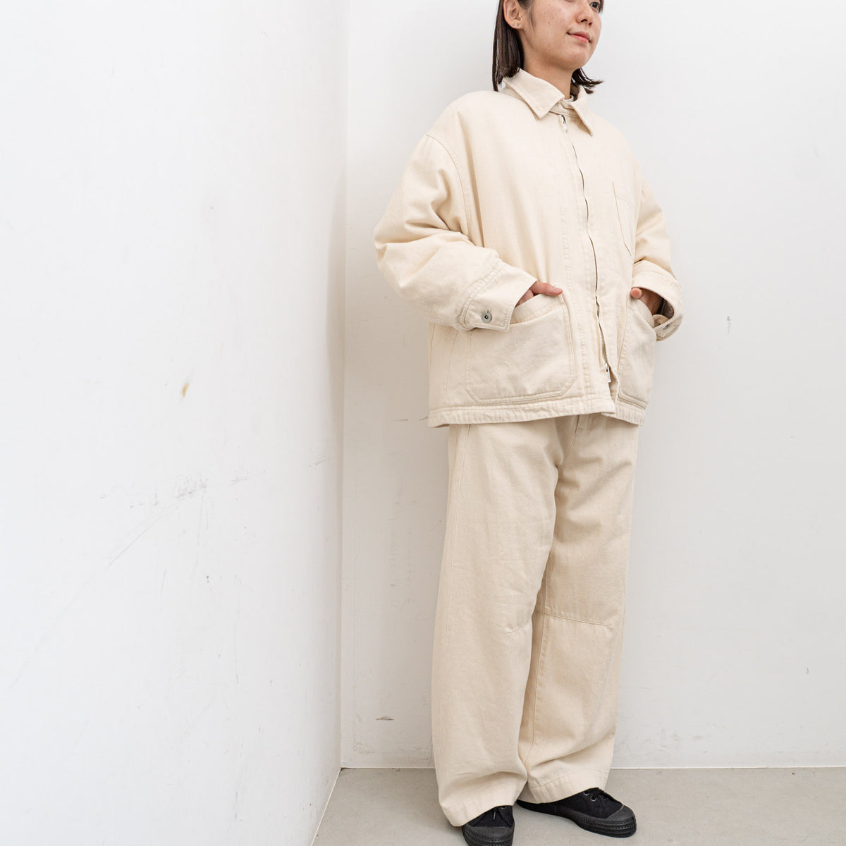 2026AW miffew｜WOMEN DENIM DOWN TROUSERS